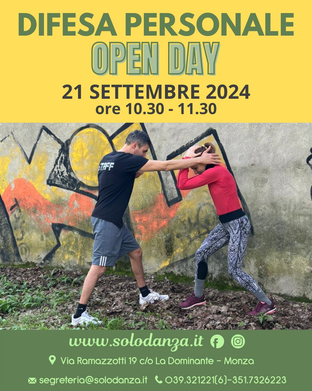 open day difesa personale femminile