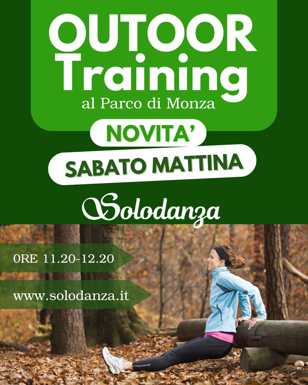 NOVITA’ OUTDOOR TRAINING AL SABATO MATTINA