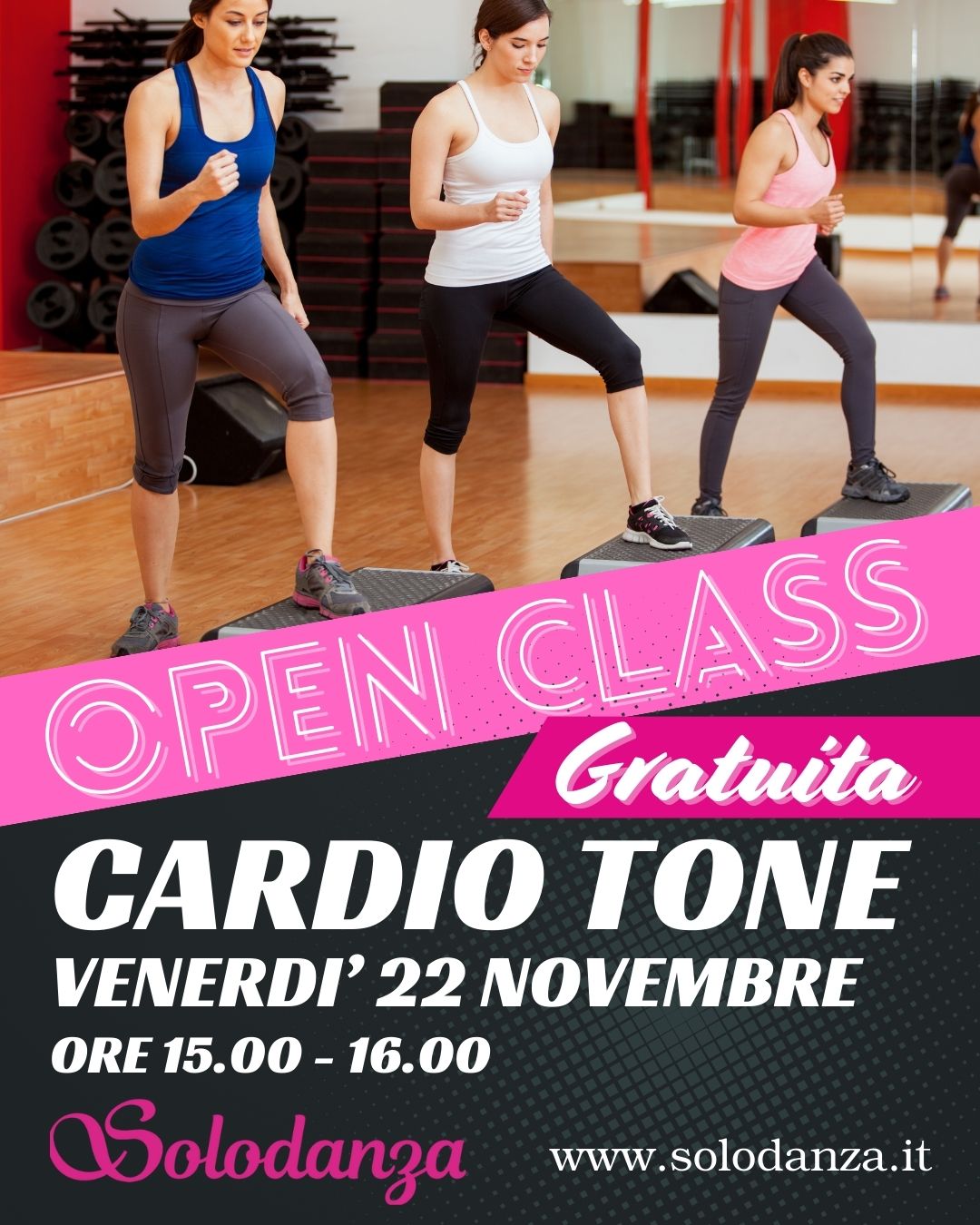 OPEN CLASS GRATUITA CARDIO TONE!