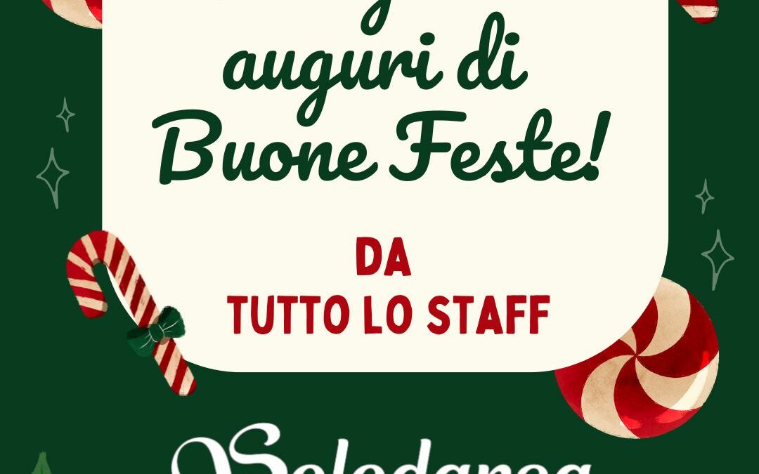 I migliori auguri di buone feste!