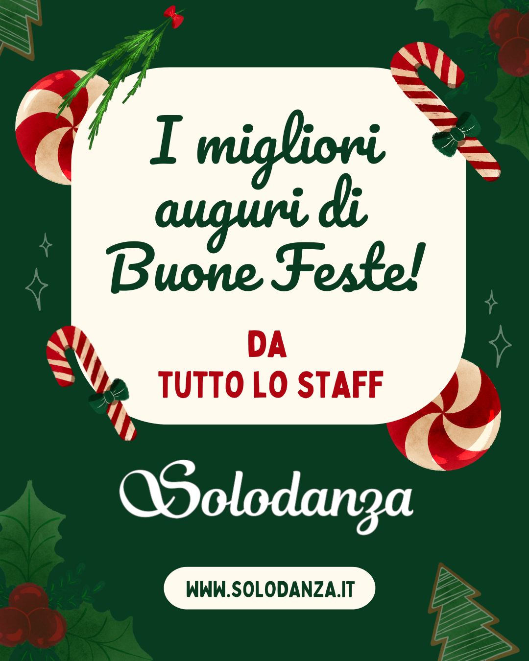 I migliori auguri di buone feste!